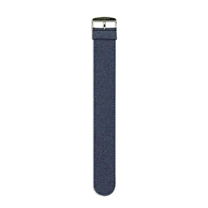 S.T.A.M.P.S. Armband Green Line Fisherman Denim Blue