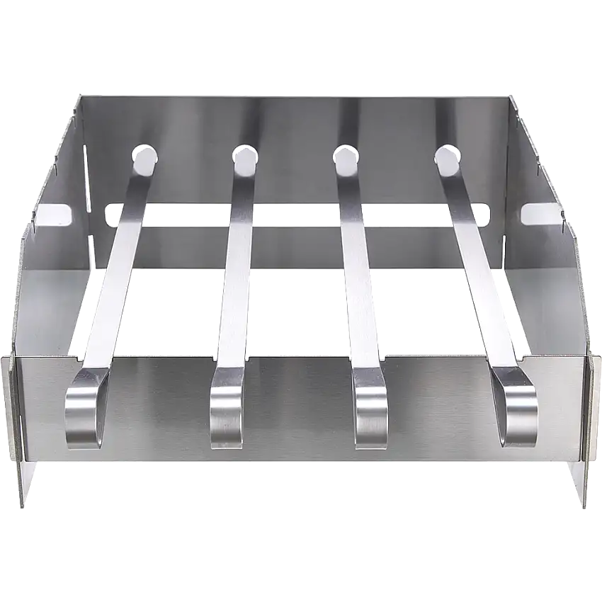 ALL’GRILL Schaschlik-Set mit Spritzschutz, Edelstahl für Chef