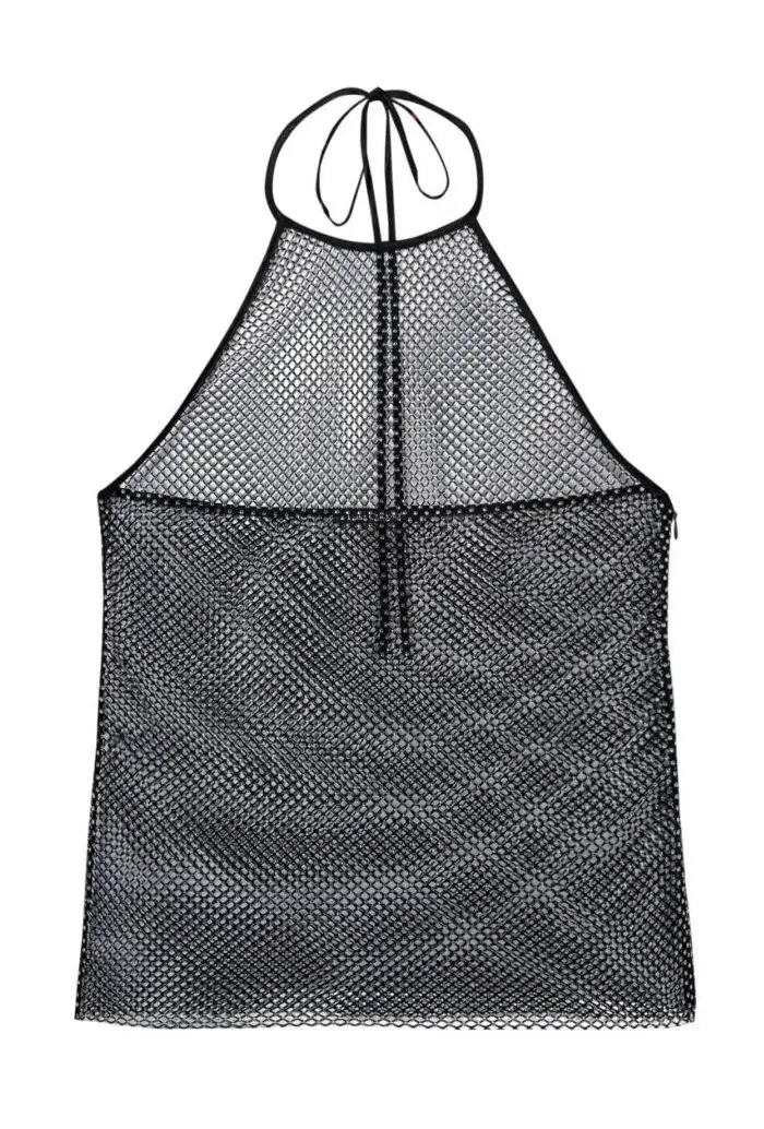 Luisa Cerano - Neckholder Top aus Netzgewebe