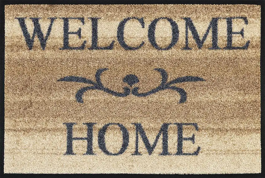 Fußmatte wash+dry Welcome Home beige 40 x 60 cm