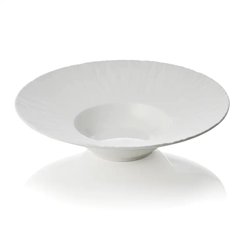 WAS Pastateller Set MAYA SHIRO, Ø 27,5 cm, 200 ml, weiß, Set á 2 Stück, Porzella