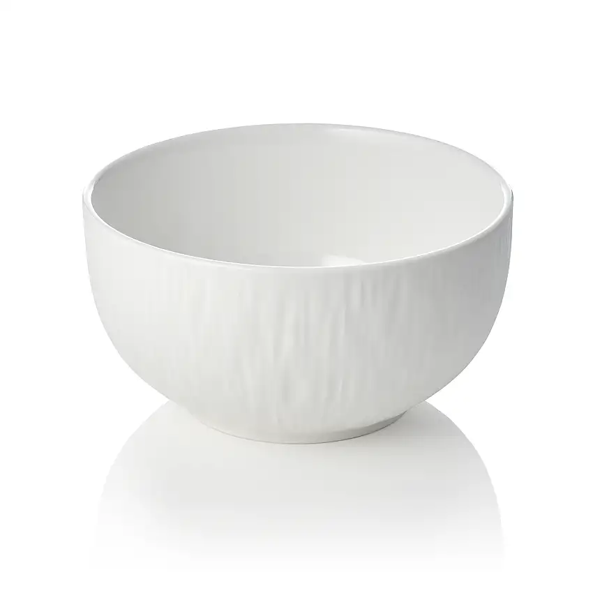 WAS Schale Set MAYA SHIRO, tief, Ø 15 cm, 750 ml, weiß, Set á 4 Stück, Porzellan