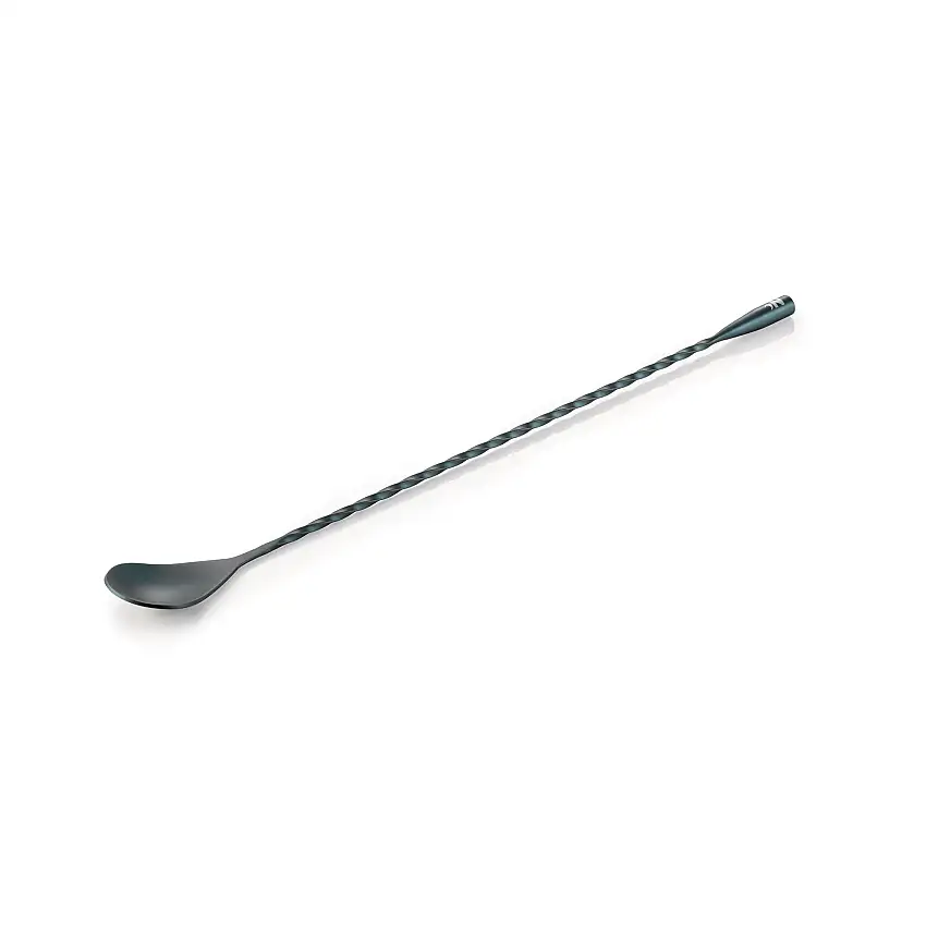 WAS Barlöffel Twisted Classic NOCTURN, 30 cm, blau matt - HLC, Chromnickelstahl