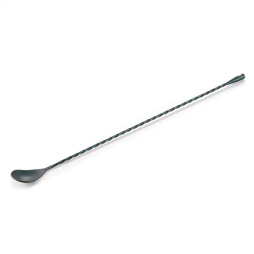 WAS Barlöffel Twisted Classic NOCTURN, 40 cm, blau matt - HLC, Chromnickelstahl