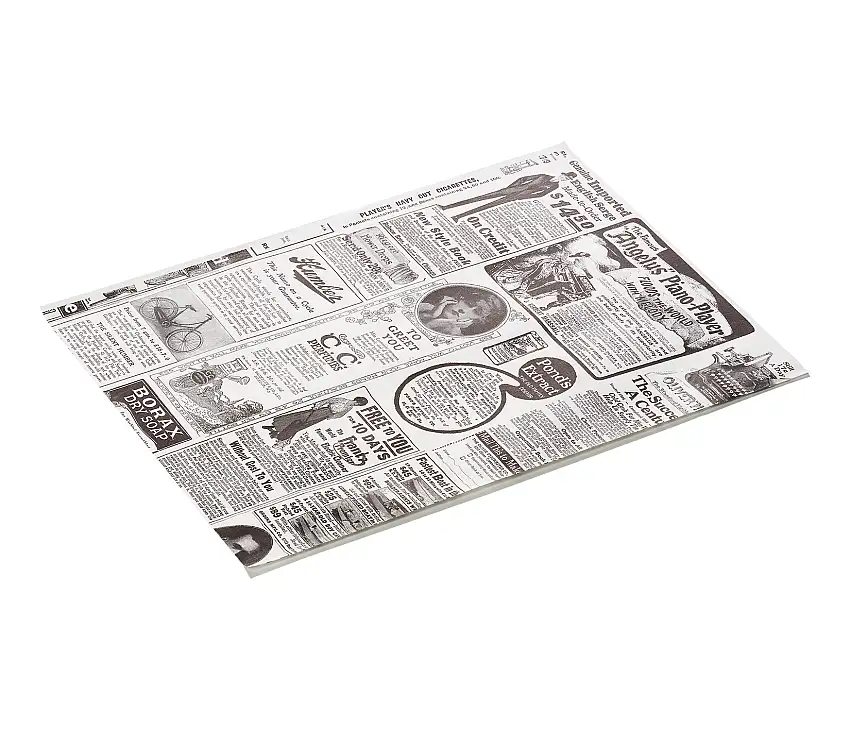 WAS Burgerpapier Times White Set WRAP & GO, 25 x 20 cm, Set á 1000 Stück, Fettpa