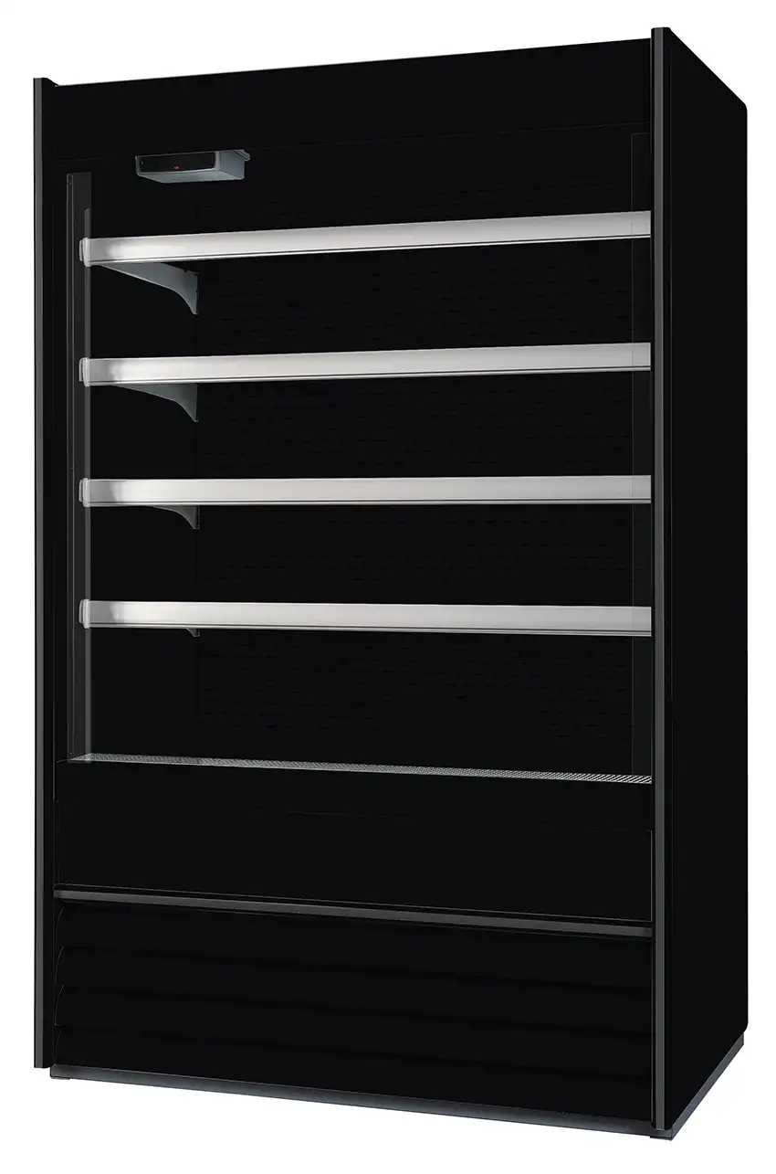 Nordcap Wandkühlregal ALASKA 100 SLIM ENERGY BLACK