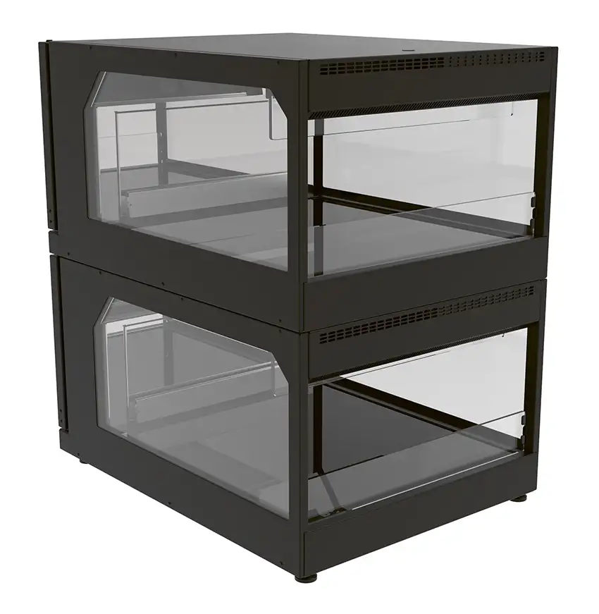 Nordcap Wärmevitrine HOT VARIO 2 BL