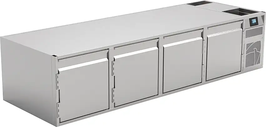 Nordcap Kühltisch (4 Abteile) UBE 4-46-4T MFR