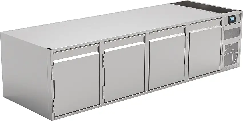 Nordcap Kühltisch (4 Abteile) UBE 4-51-4T MFR