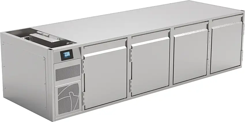 Nordcap Kühltisch (4 Abteile) UBE 4-51-4T MFL