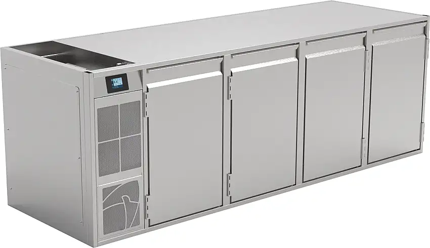 Nordcap Kühltisch (4 Abteile) KTE 4-70-4T MFL