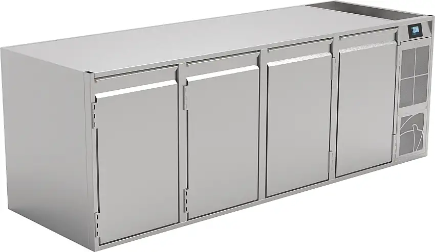 Nordcap Kühltisch (4 Abteile) KTE 4-71-4T MFR