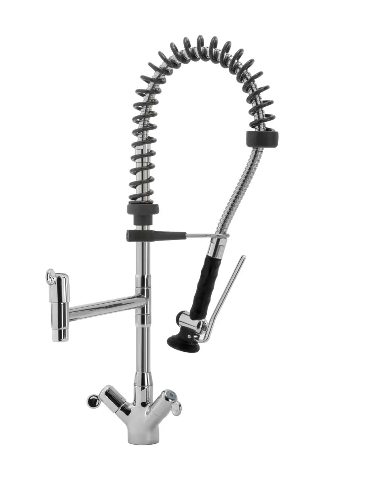 KBS STYL SHRINK Geschirrwaschbrause Schwenkhahn und BEST-Pro LOW-FLOW Brausekopf