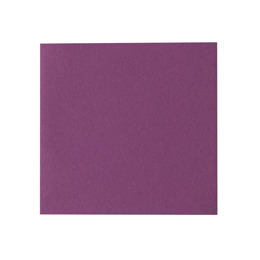 Mank Serviette Basic amethyst-aubergine 24 x 24 cm 1/4 Falz