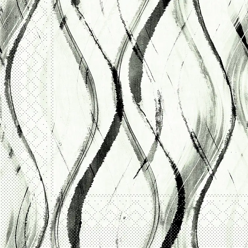 Mank Serviette Ines salbei-anthrazit 33 x 33 cm 1/4 Falz