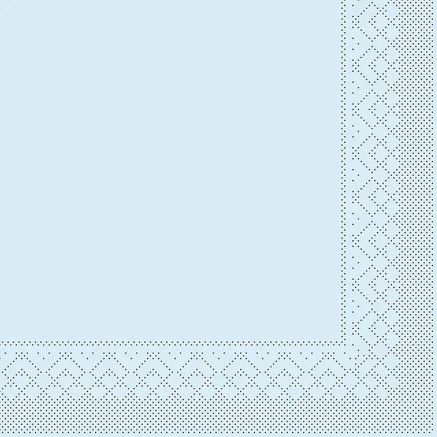 Mank Serviette Basic hellblau 33 x 33 cm 1/4 Falz