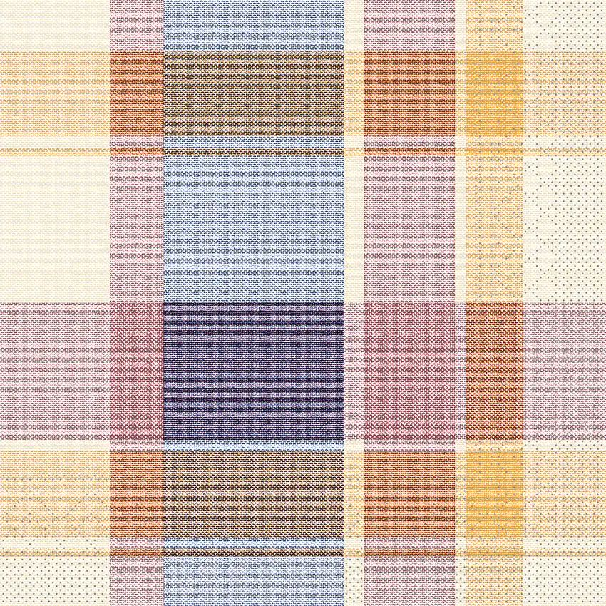 Mank Serviette Marc bordeaux-blau 33 x 33 cm 1/4 Falz