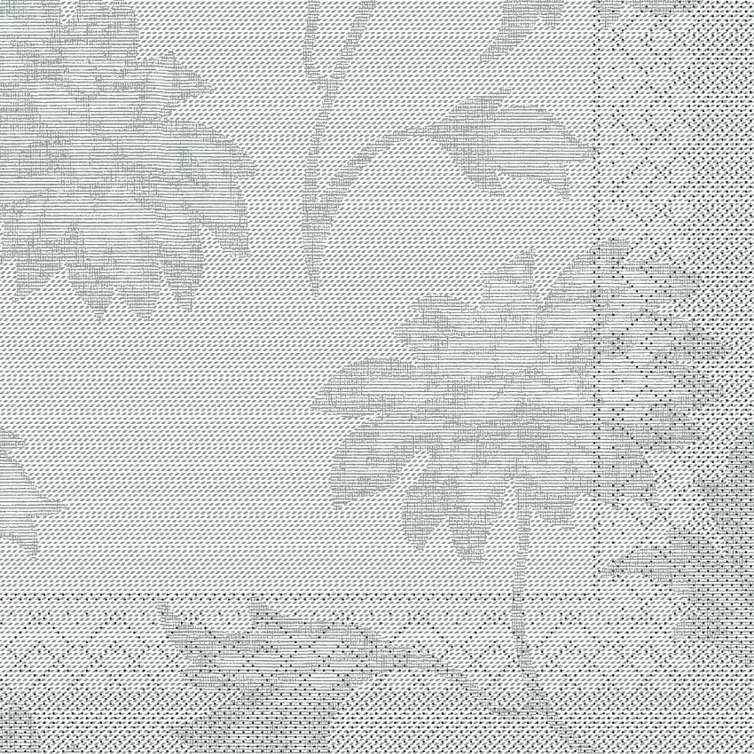 Mank Serviette Lisboa grau 33 x 33 cm 1/4 Falz