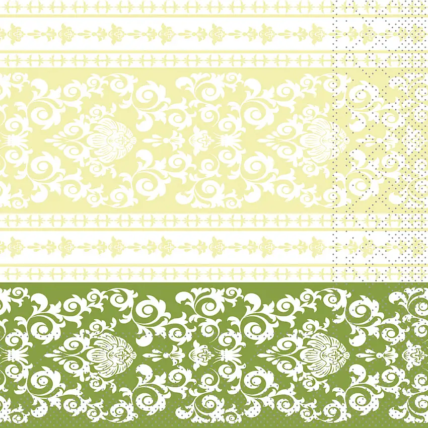 Mank Serviette Pascal lindgrün 33 x 33 cm 1/4 Falz