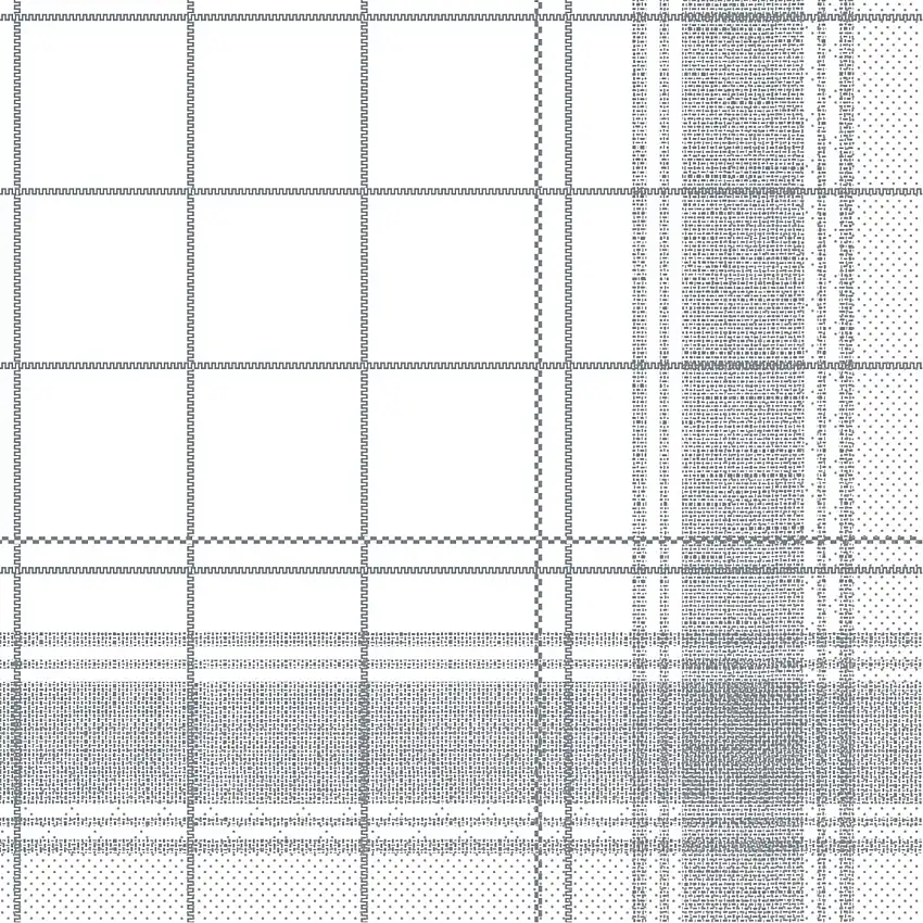 Mank Serviette Nadeem grau 33 x 33 cm 1/4 Falz