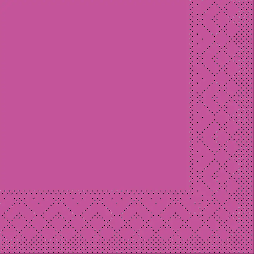 Mank Serviette Basic violett 24 x 24 cm 1/4 Falz