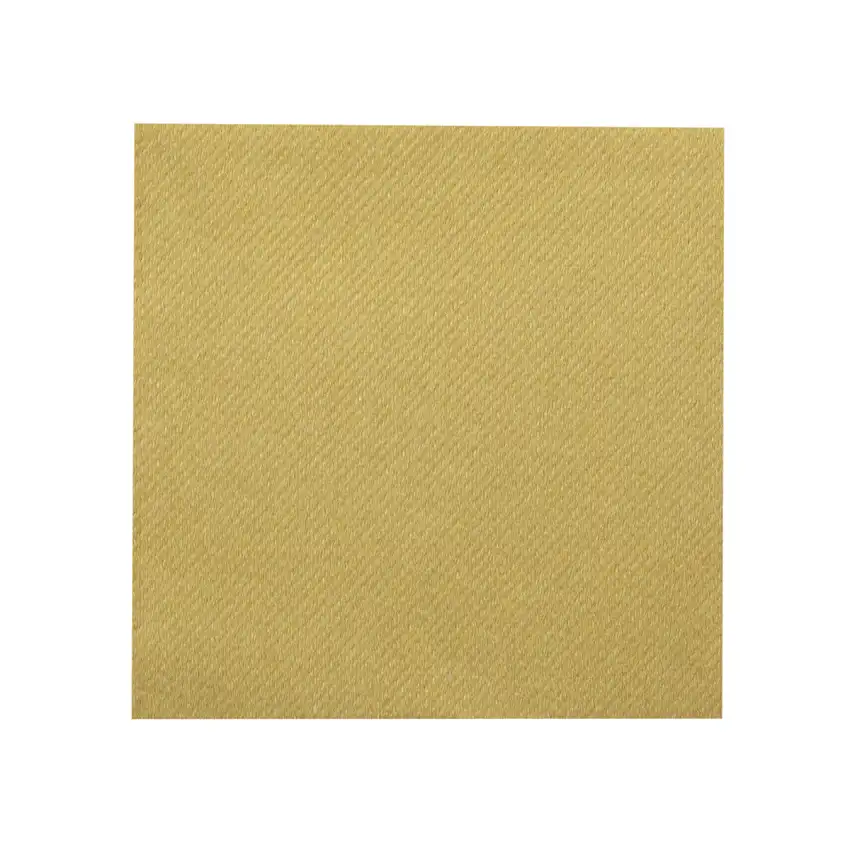 Mank Serviette Basic gold 24 x 24 cm 1/4 Falz