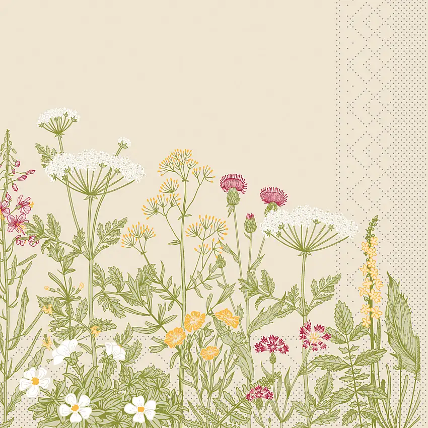 Mank Serviette Aurelia 33 x 33 cm 1/4 Falz