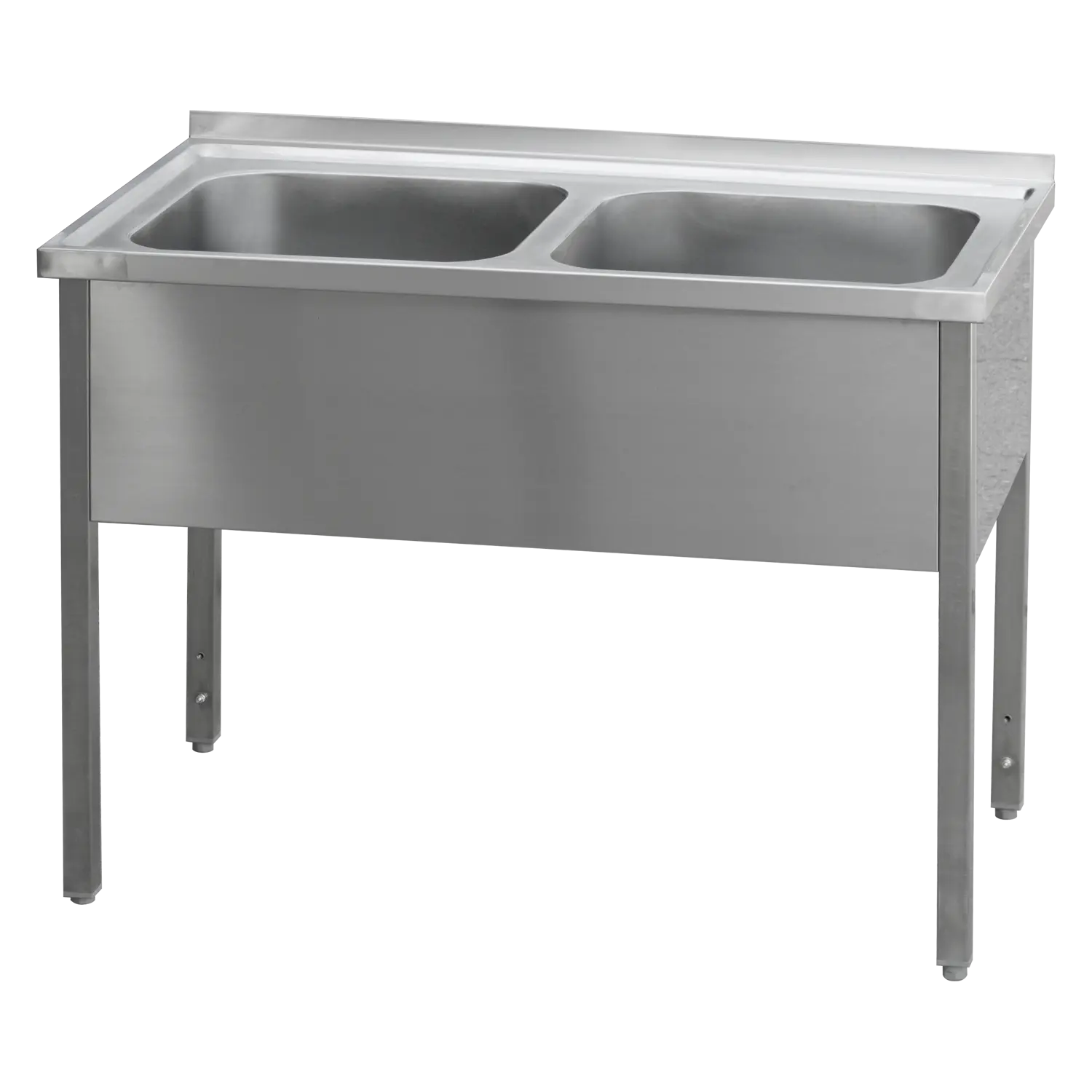 RM Gastro Spültisch 210x70x90 - 2x Spülbecken 95x51x38 / REDFOX - MSD 7021