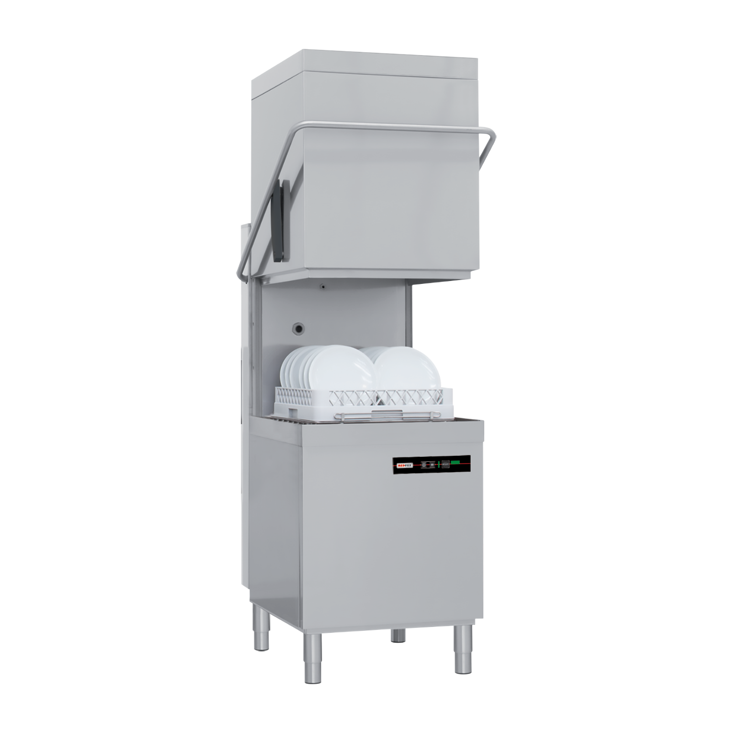 RM Gastro Durchschubspülmaschine einwandig 50x50 - 400 V / REDFOX - QQI 102