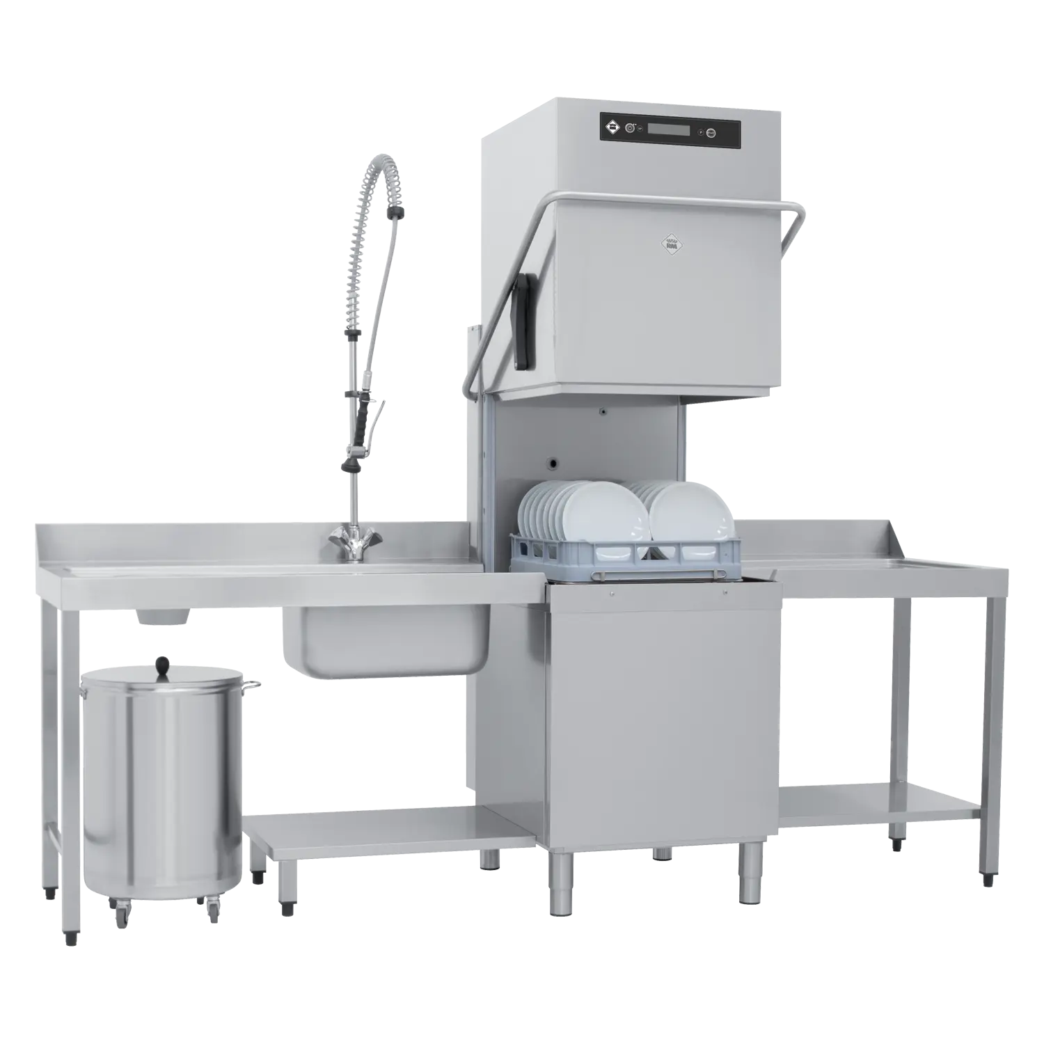 RM Gastro Durchschubspülmaschine doppelwandig 50x50 - 400 V / RM - TT 112 ABT