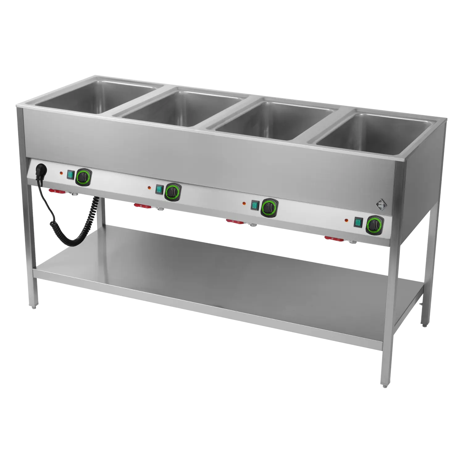 RM Gastro Bain Marie stationär elektrisch GN 4-1/1 Steuerung auf der längeren Se