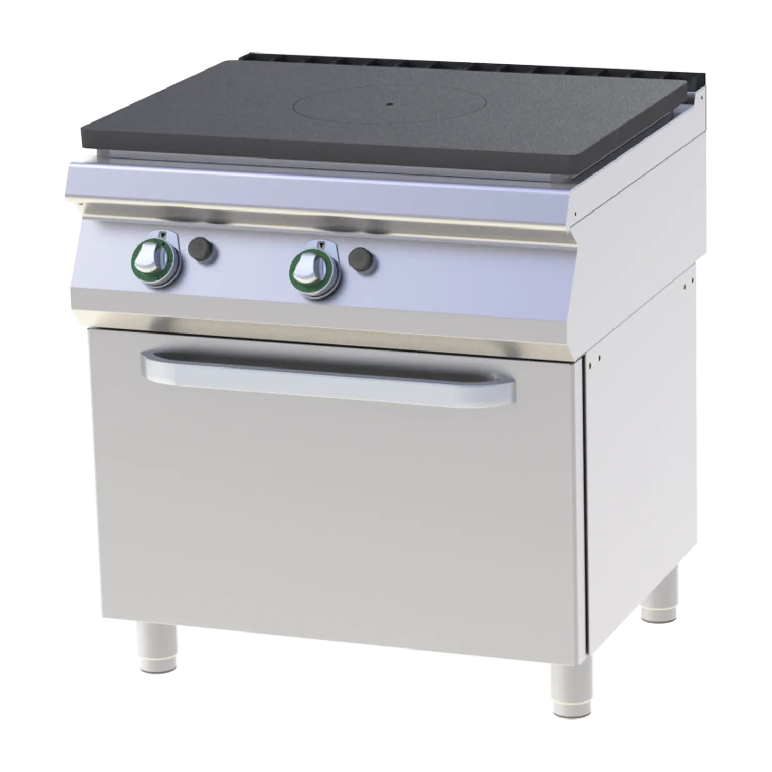 RM Gastro Glühplatten-Gasherd mit Gasofen / RM - STT 780/21 G