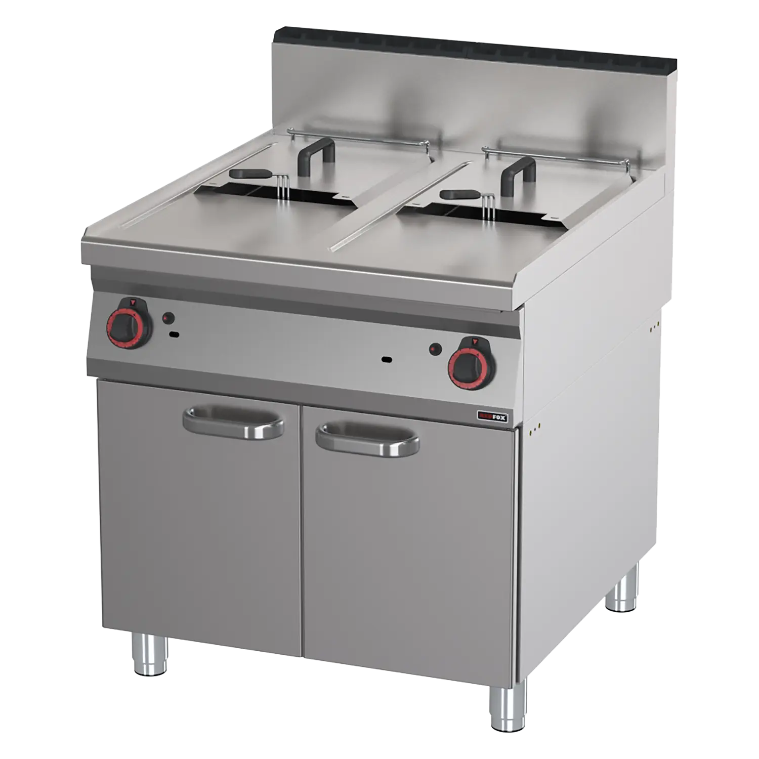 RM Gastro Gasfritteuse 2x 17 l / REDFOX - FE 90/80-17 G