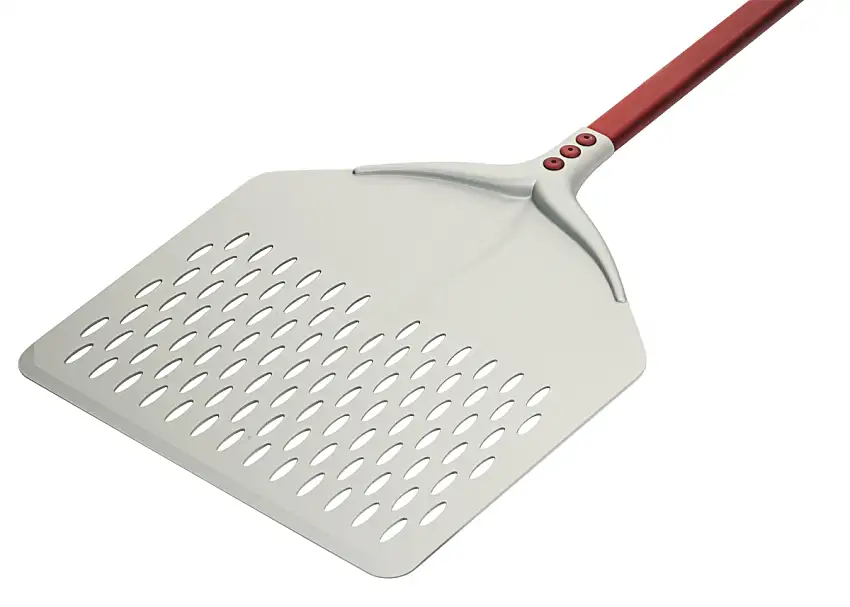 Contacto Pizzaschaufel, gelocht Schaufelmaß: 50 cm x 50 cm, Stiellänge: 120 cm,