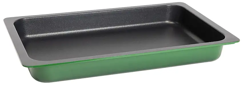 Contacto AluChef® Bräter GN 1/1 grün / 1/1 Länge: 53 cm, Breite: 32,5 cm, Höhe a