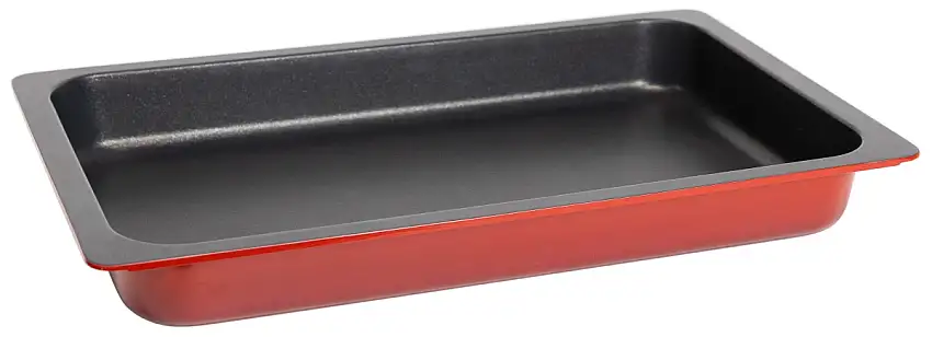 Contacto AluChef® Bräter GN 1/1 rot / 1/1 Länge: 53 cm, Breite: 32,5 cm, Höhe au
