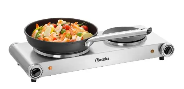 Bartscher Elektro Doppelkochplatte
