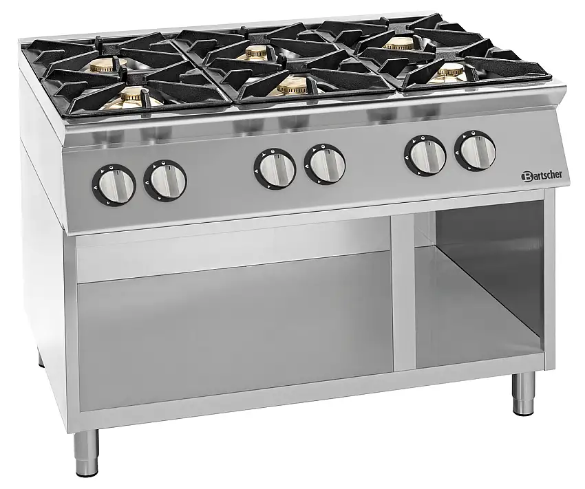 Bartscher Gasherd 900 6 Flammen OU