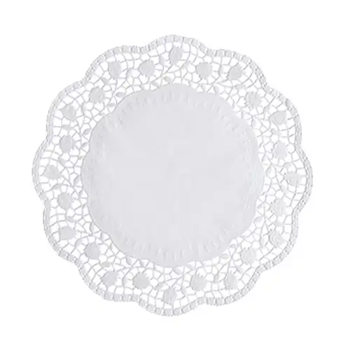 Papstar Tortenspitzen rund Ø 28 cm weiss