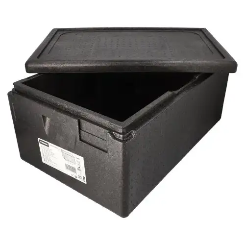 PAPSTAR EPP 60 cm x 40 cm x 28 cm schwarz Gastro-Nor
