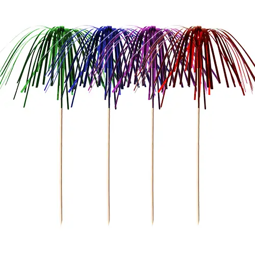 Papstar Deko-Picker 15,5 cm farbig sortiert "Feuerwerk"