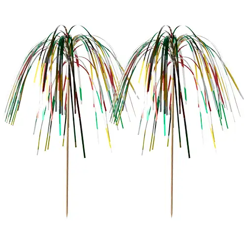 Papstar Deko-Picker 15,5 cm "Feuerwerk" multicolor