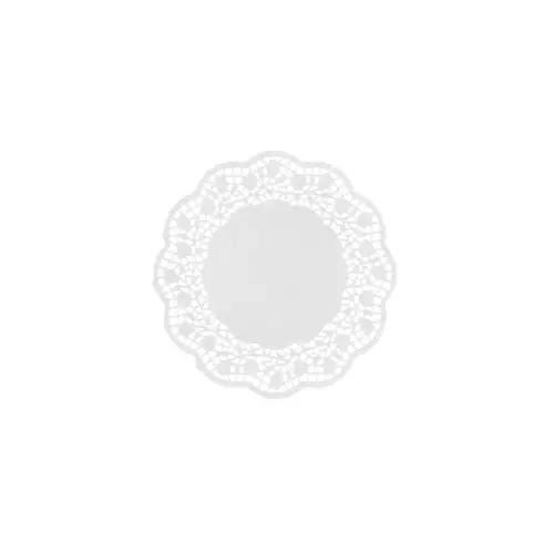Papstar Teller- und Tassendeckchen rund Ø 12 cm weiss