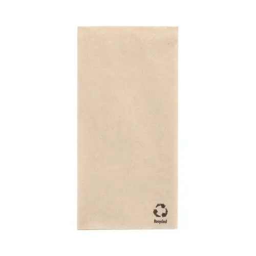 Papstar Servietten, 1-lagig 1/8-Falz 33 cm x 33 cm natur aus recyceltem Papier