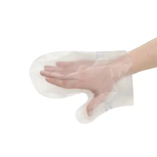 Papstar Fäustling Handschuhe, Clean Hands transparent
