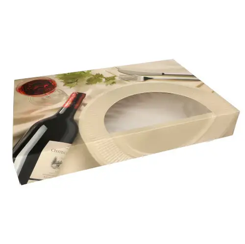 PAPSTAR Transport- und Catering-Kartons 8 cm x 37,5 cm x 55,5 cm Burgund mi