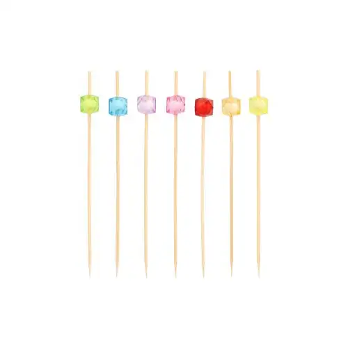 Papstar Fingerfood - Picker 12 cm farbig sortiert "Square"