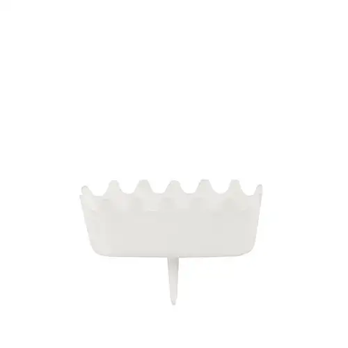 Papstar Halter für Zahlenkerzen 3,8 cm x 4,9 cm x 1,2 cm weiss