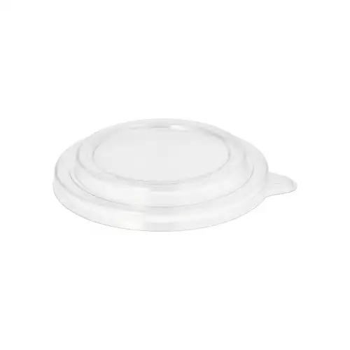 Papstar Deckel für Salatschalen, PS "To Go" rund Ø 12,5 cm · 2,1 cm klar