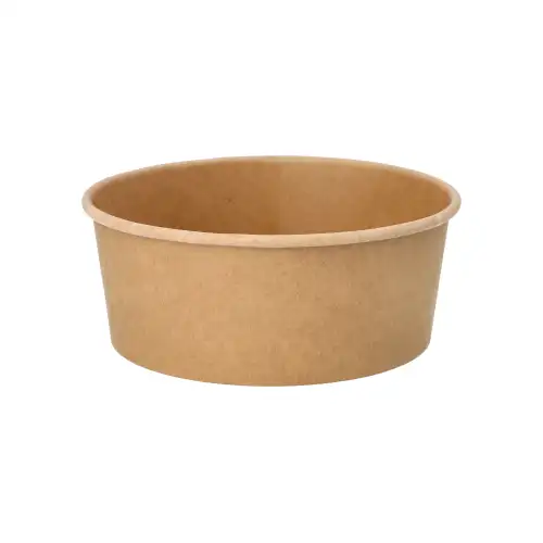 Papstar Salatschalen, Pappe rund 750 ml Ø 15 cm · 6 cm braun